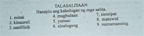 sinilipan in english|SINISIPAT: Tagalog.